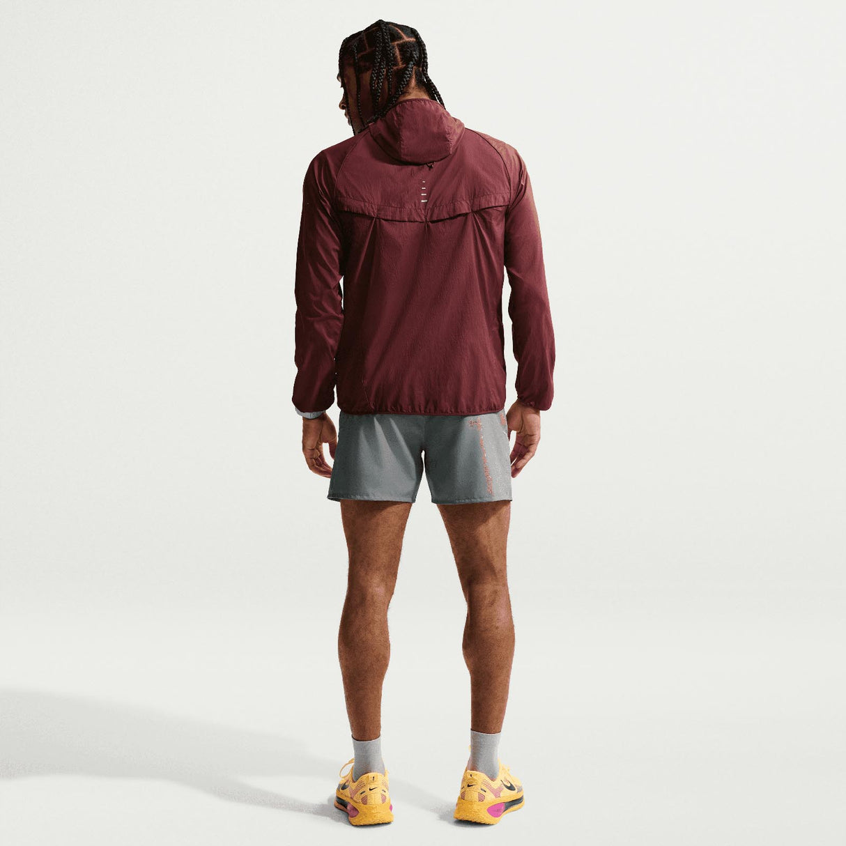 Nike Mens DF Miler 5BF Shorts Grey
