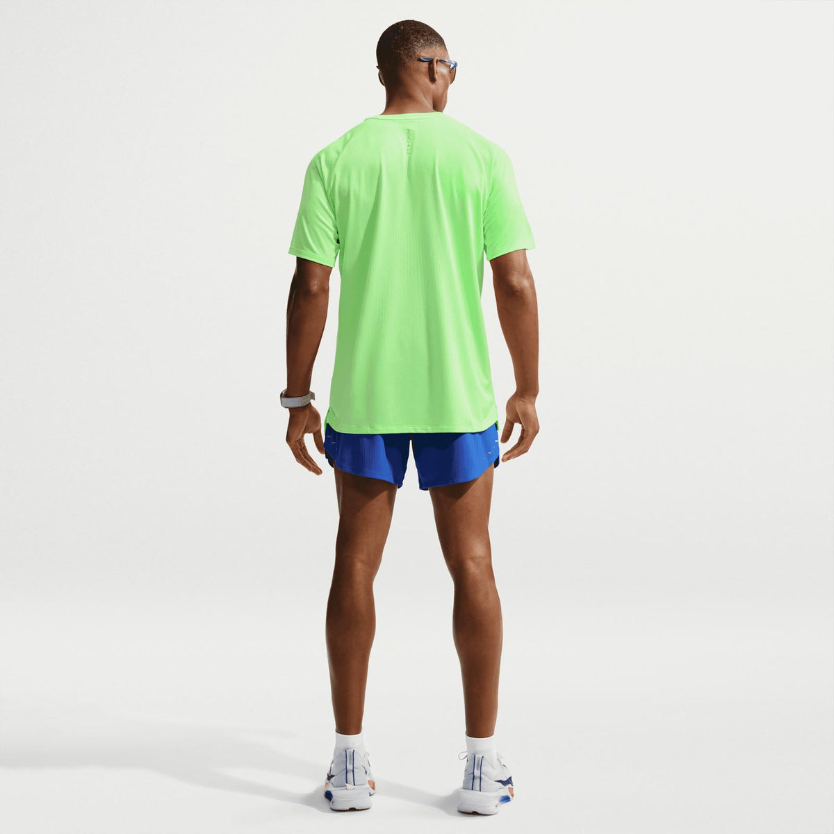 Nike Mens AF Stride SS Top Yellow