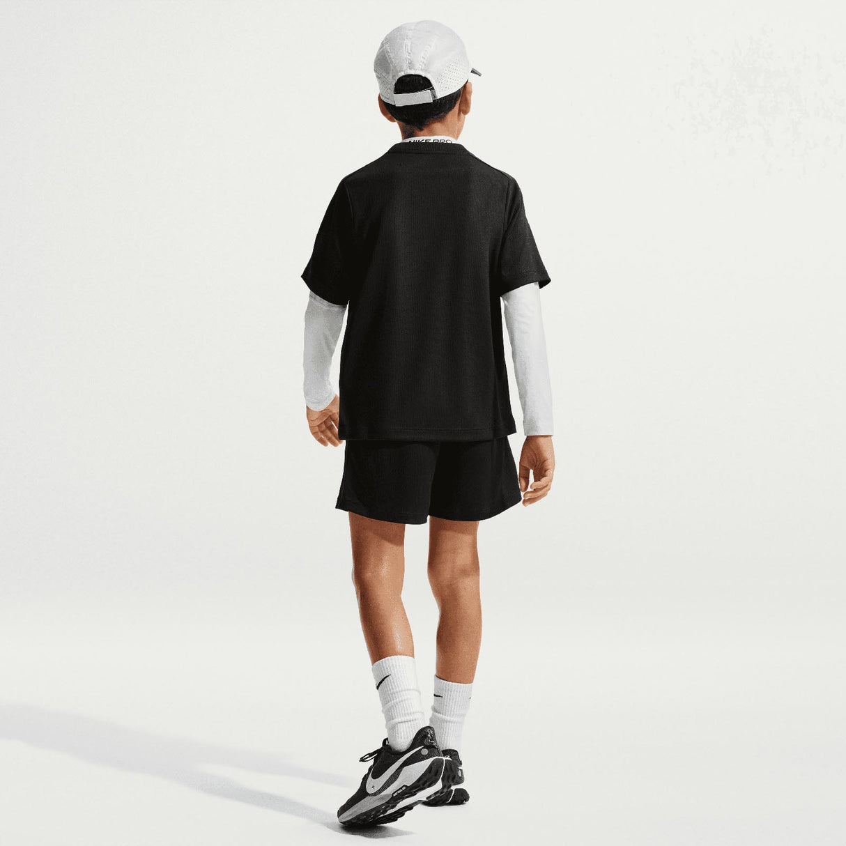 Nike Boys DF Multi SS Top Black