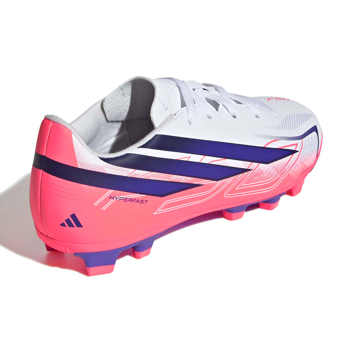 adidas Kids F50 Hyperfast Club FG White