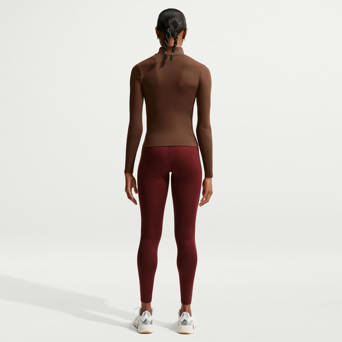 NIKE WMS ONE DF FZ FITTED JACKET Brown