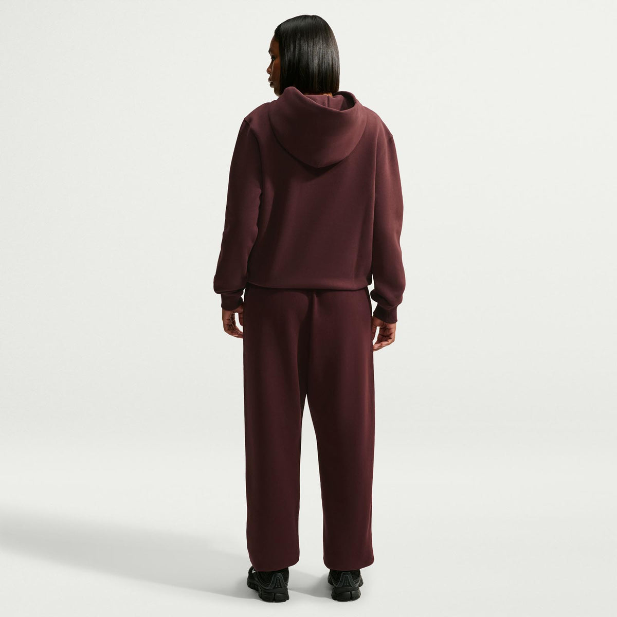 NIKE WMS STDO FLC MW STD PO HDY Maroon