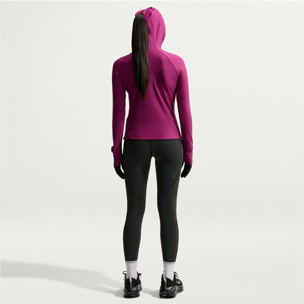 NIKE WMS TF SWIFT HOODED LS TOP Pink