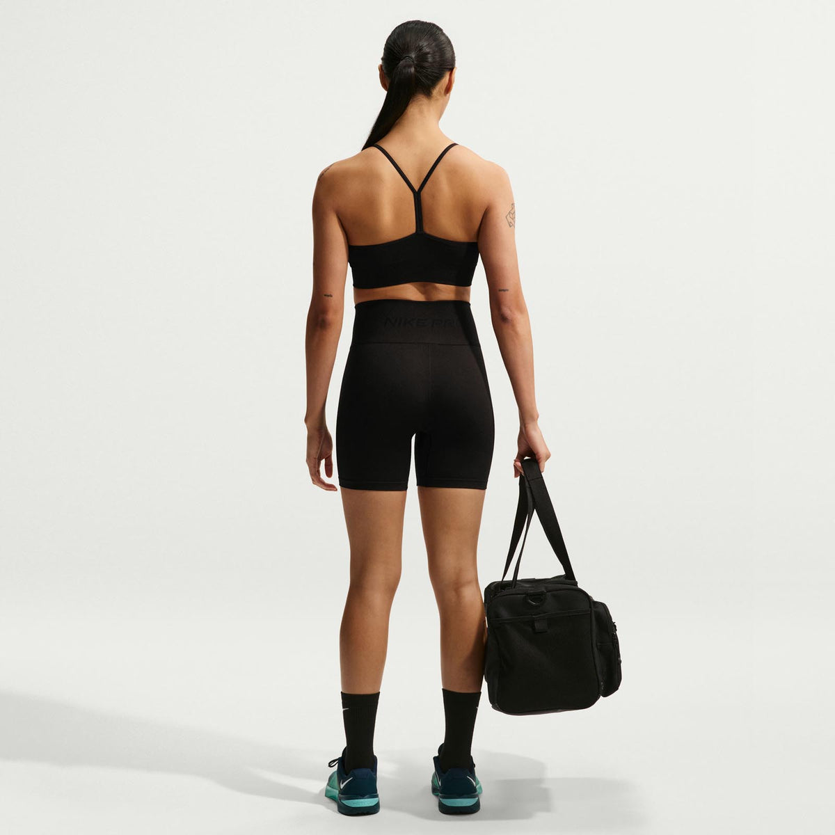 NIKE WMS NP DF SMLS LS BRA Black