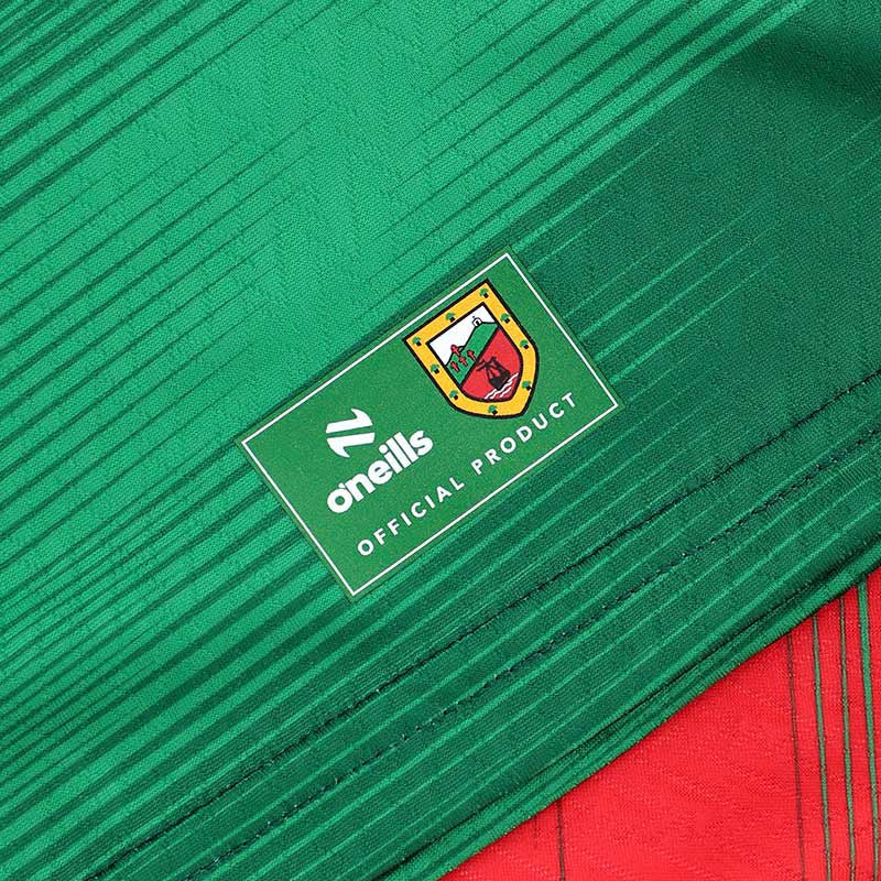 O'Neills Mayo 27 Home Wmns Fit Jersy Grn