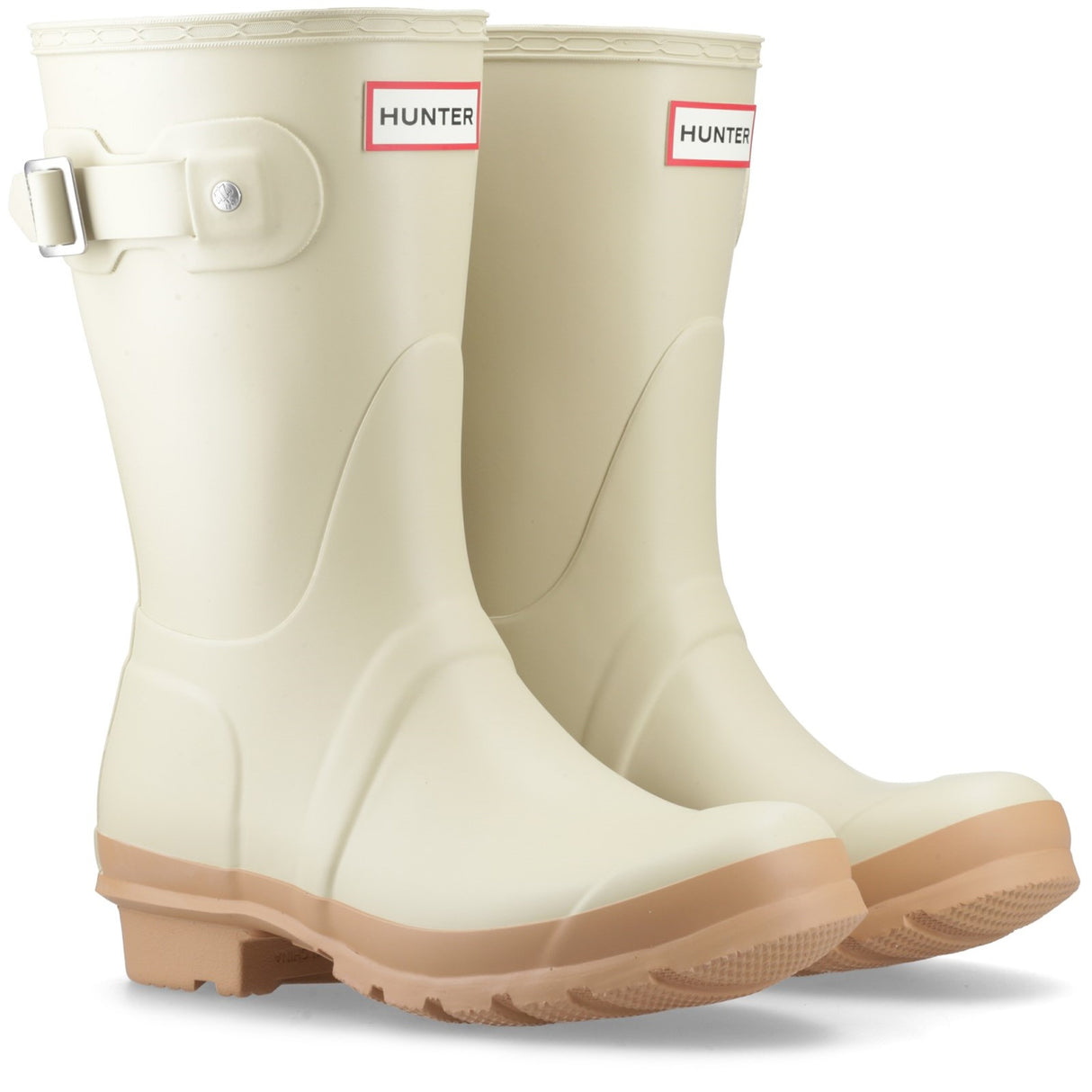Hunter Womens Original Short Wellington Boots Gravel