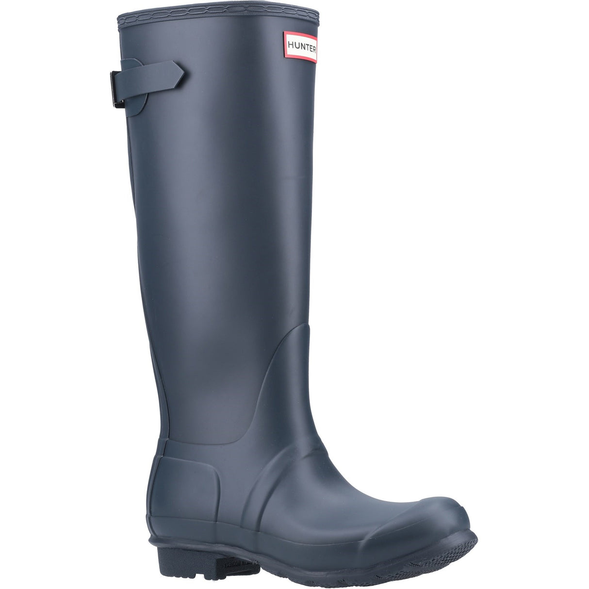 Hunter Womens Original Tall Back Adjustable Wellington Boots Navy