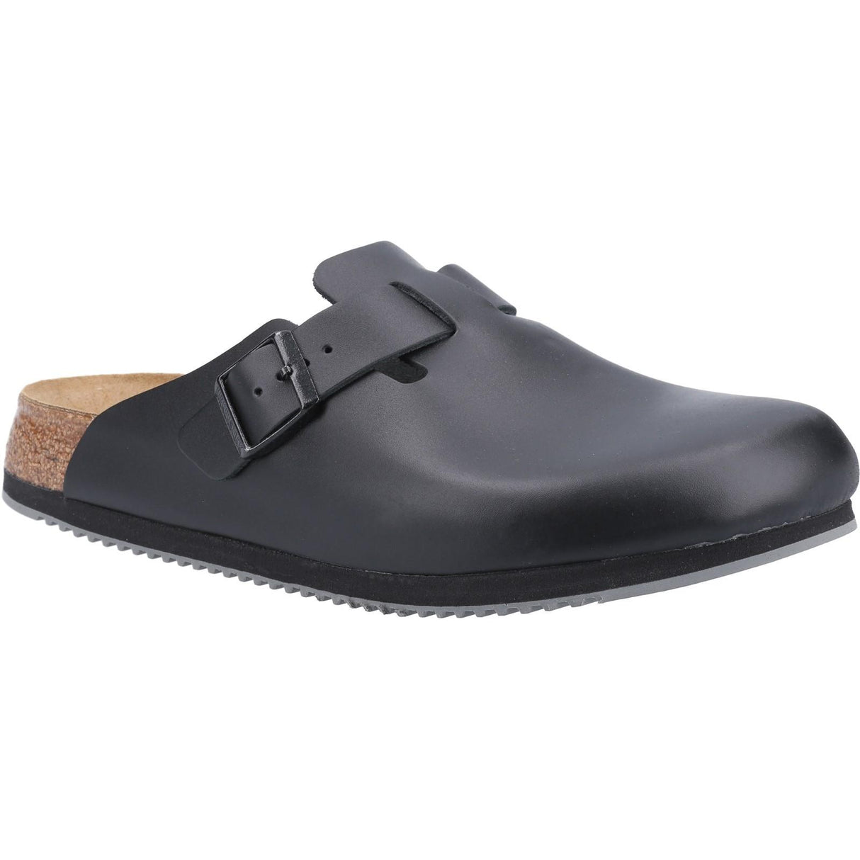 Birkenstock Mens Boston Super Grip Clog Black