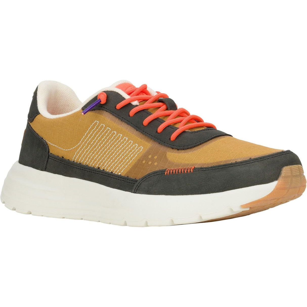 HEYDUDE Mens Sirocco Alta Hype Trainers Walnut