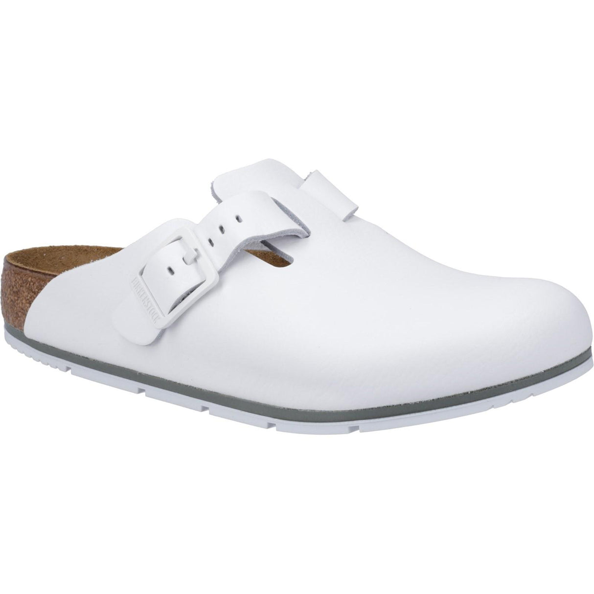 Birkenstock Womens Boston Pro Mule White