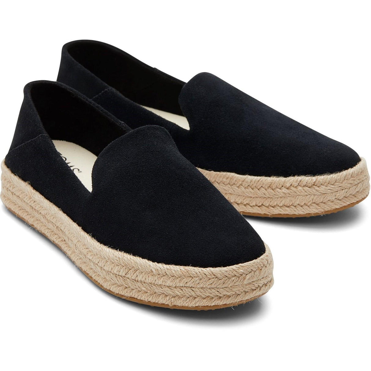TOMS Womens Carolina Slipper Black