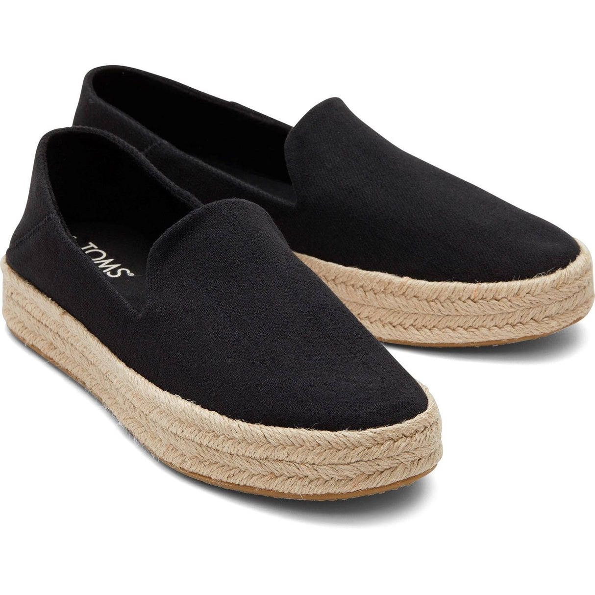 TOMS Womens Carolina Slipper Black