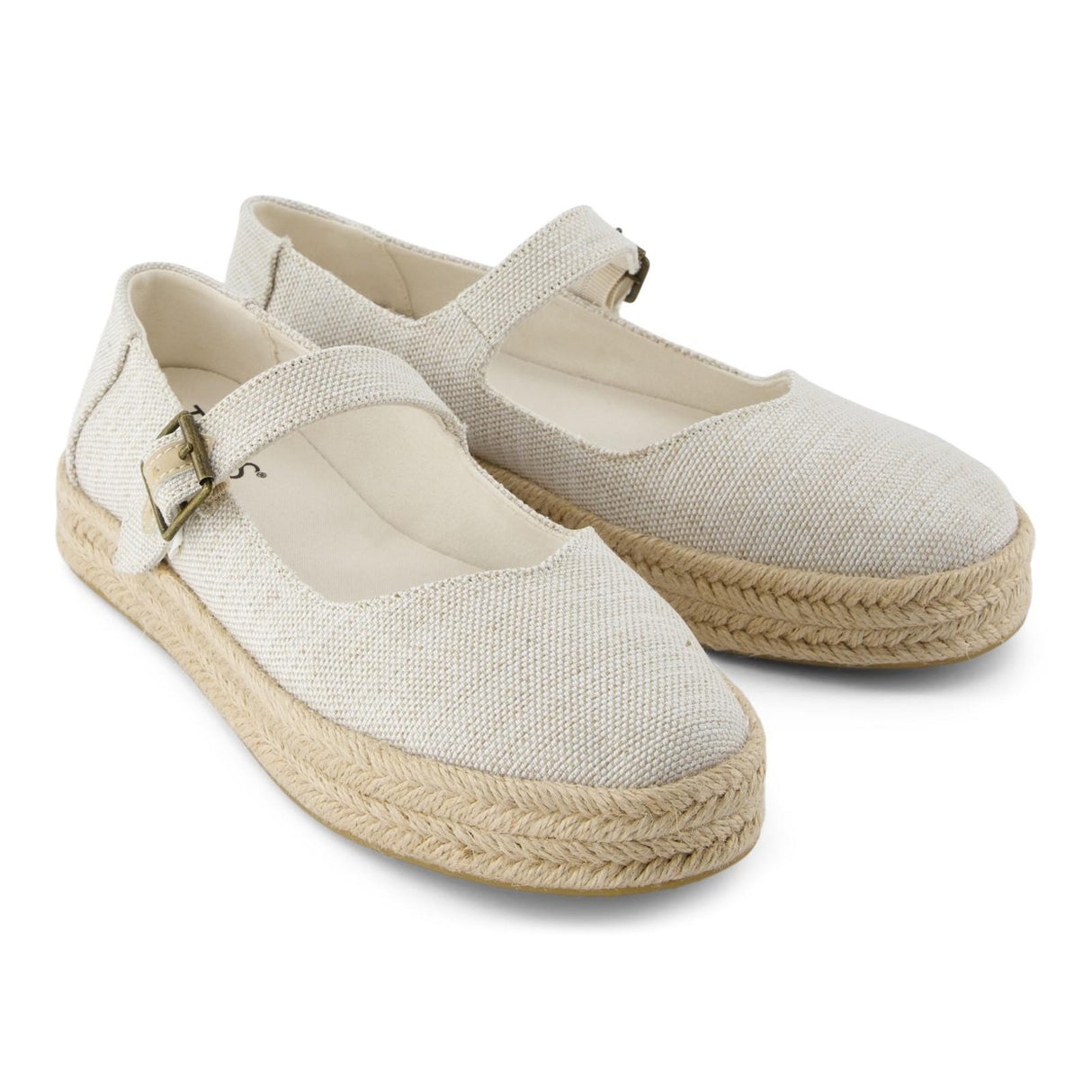 TOMS Womens Carolina Mary Jane Shoe Natural