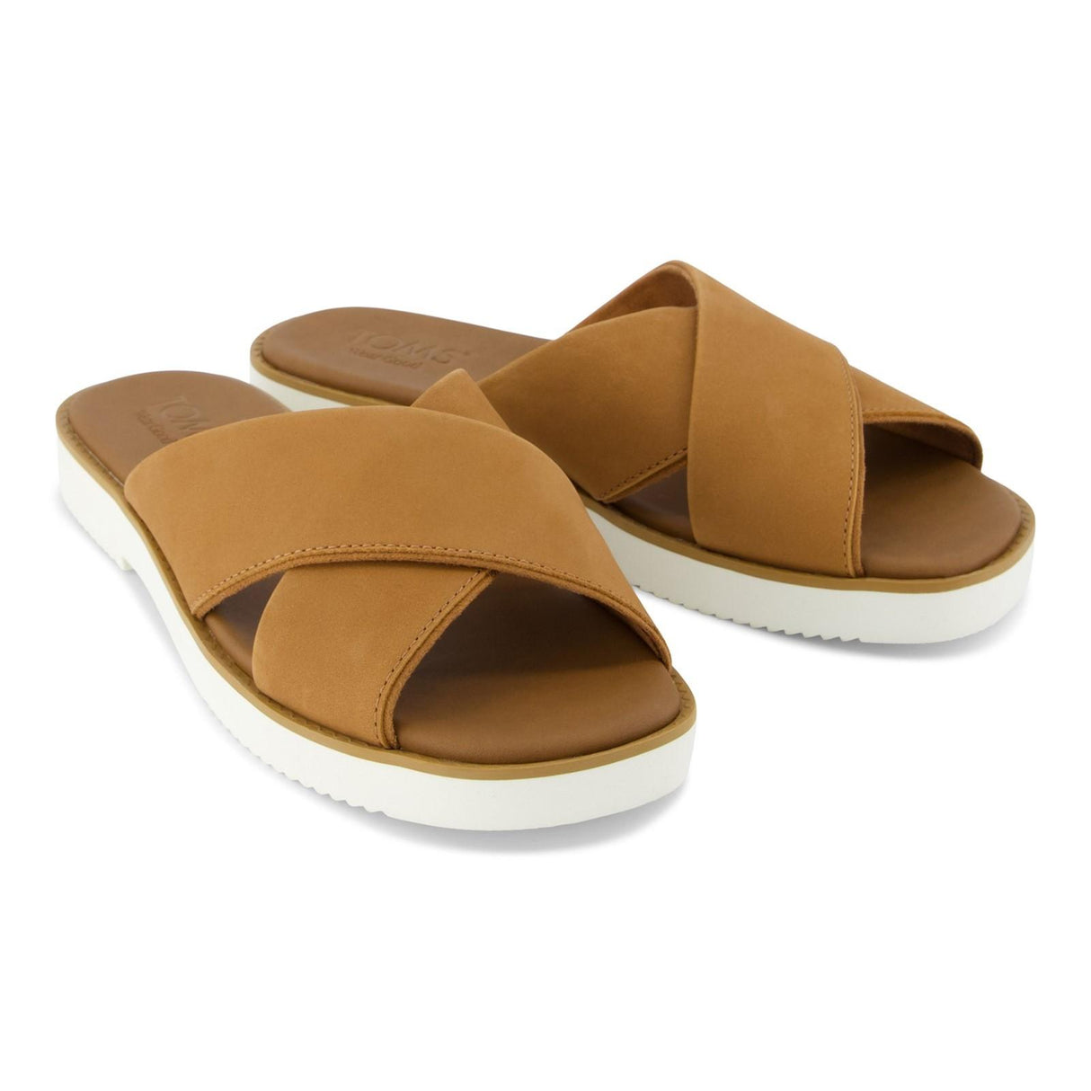 TOMS Womens Mae Crossover Sandal Brown