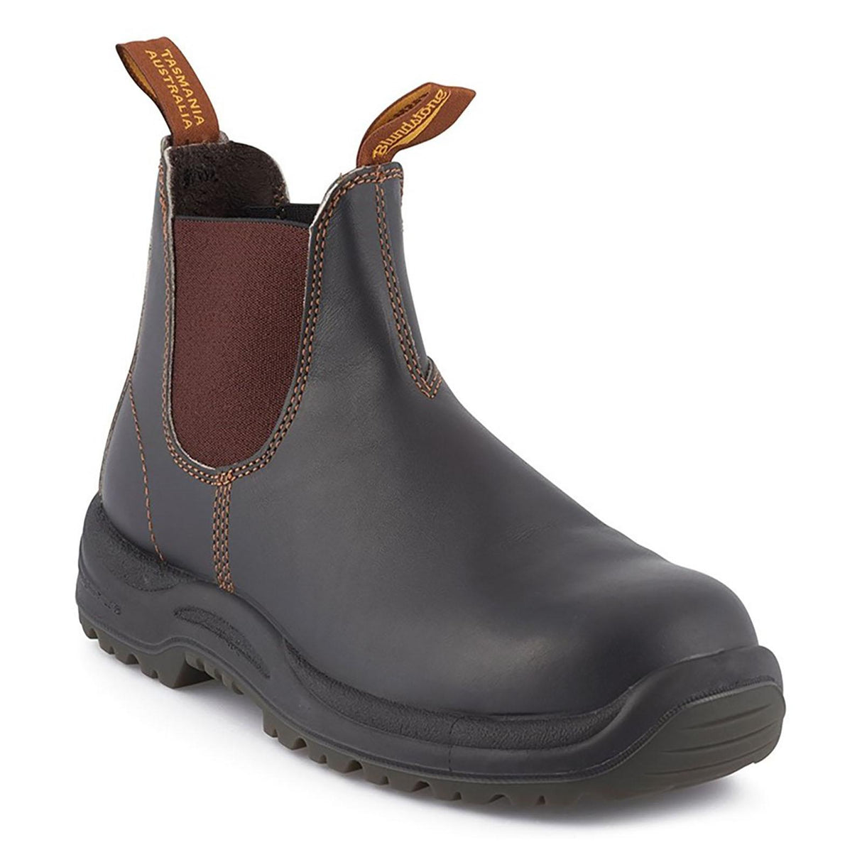Blundstone Unisex 192 Industrial Safety Boot Stout Brown