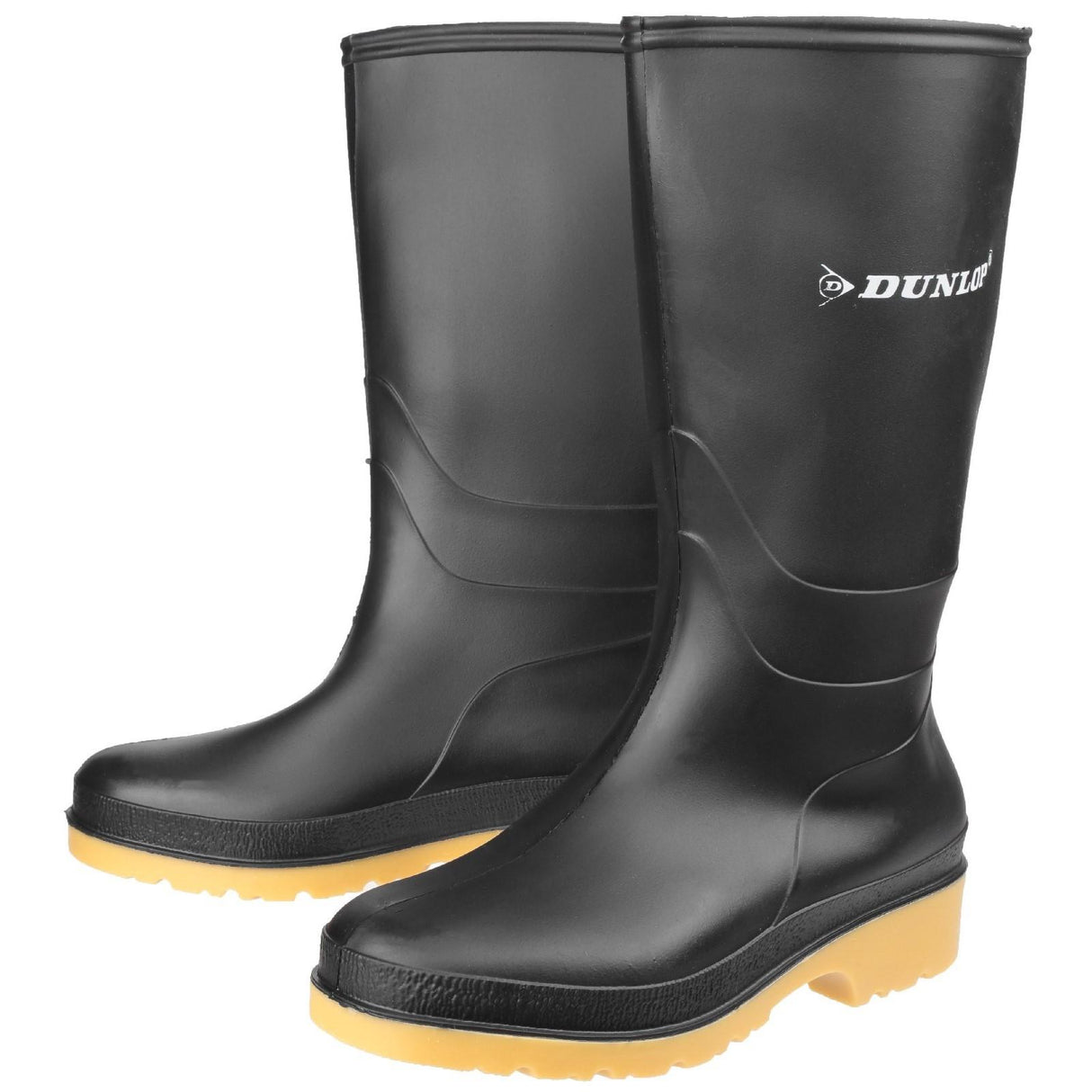 Dunlop Kids Dulls Wellington Boot Black