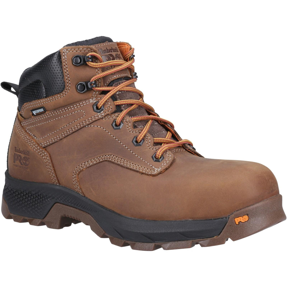 Timberland Pro Mens Titan 6" Safety Boot Brown