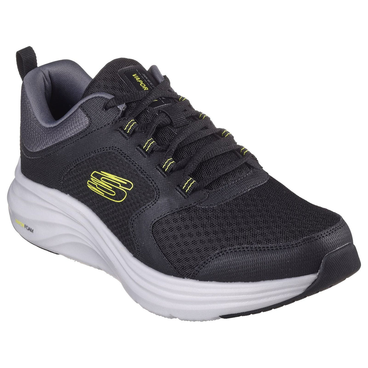 Skechers Mens Vapor Foam Trainer Black/Lime
