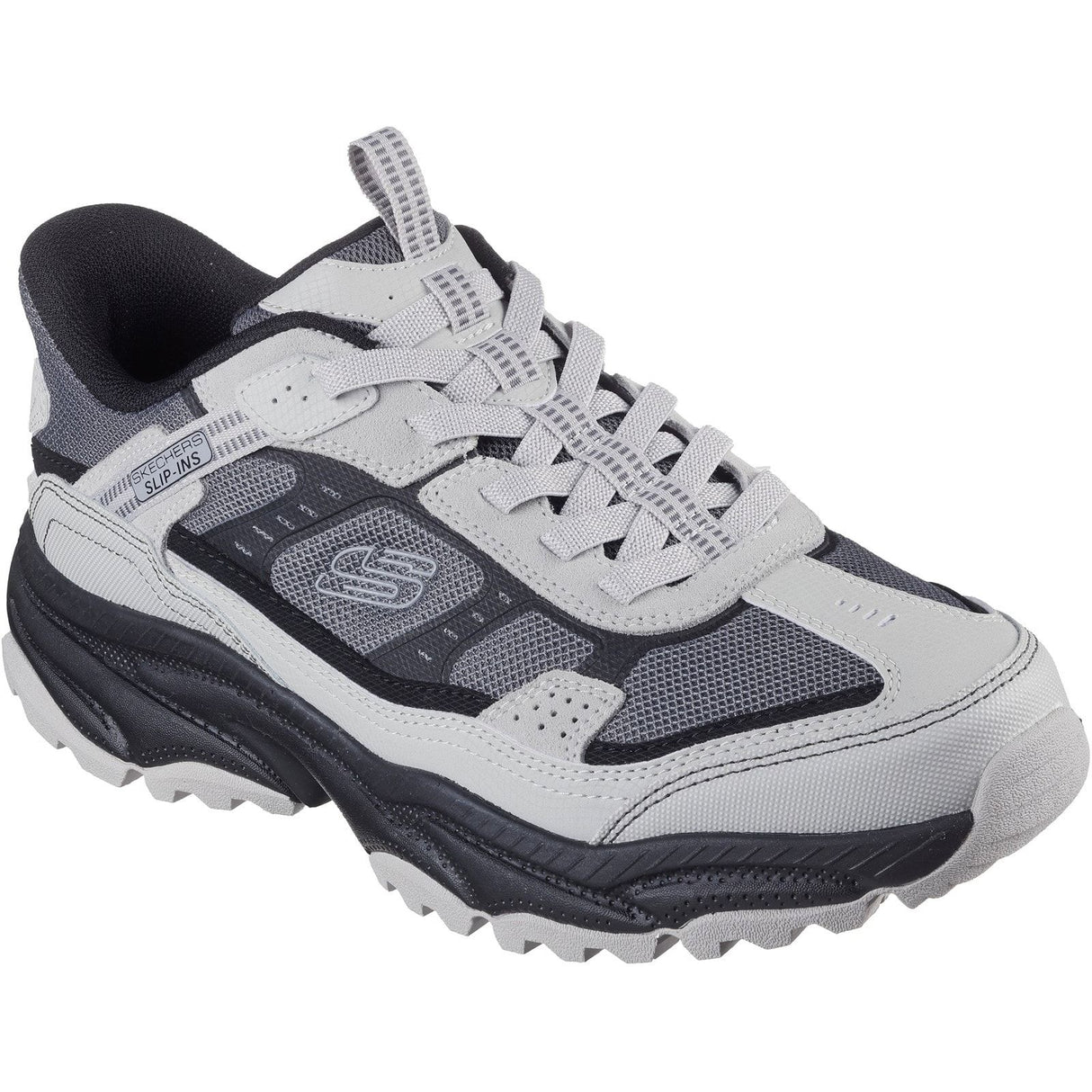 Skechers Mens Vigor AT Hiking Shoes Grey/Black