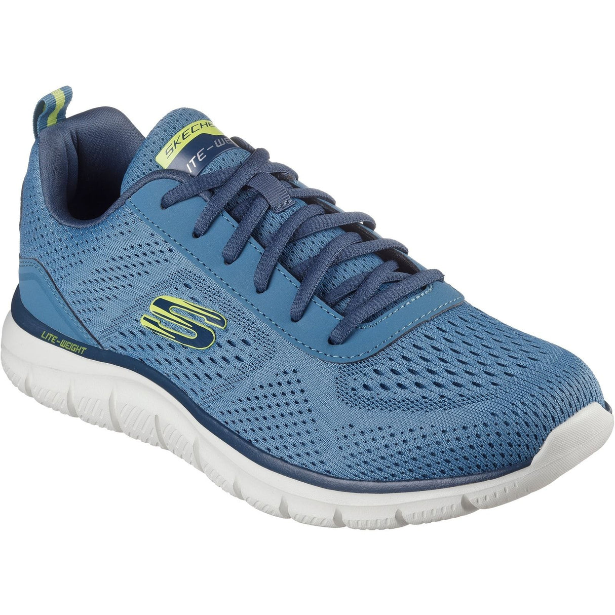 Skechers Mens Track Leshur Shoes Slate