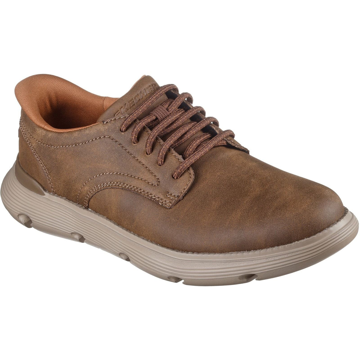 Skechers Mens Garza Duran Shoe Taupe