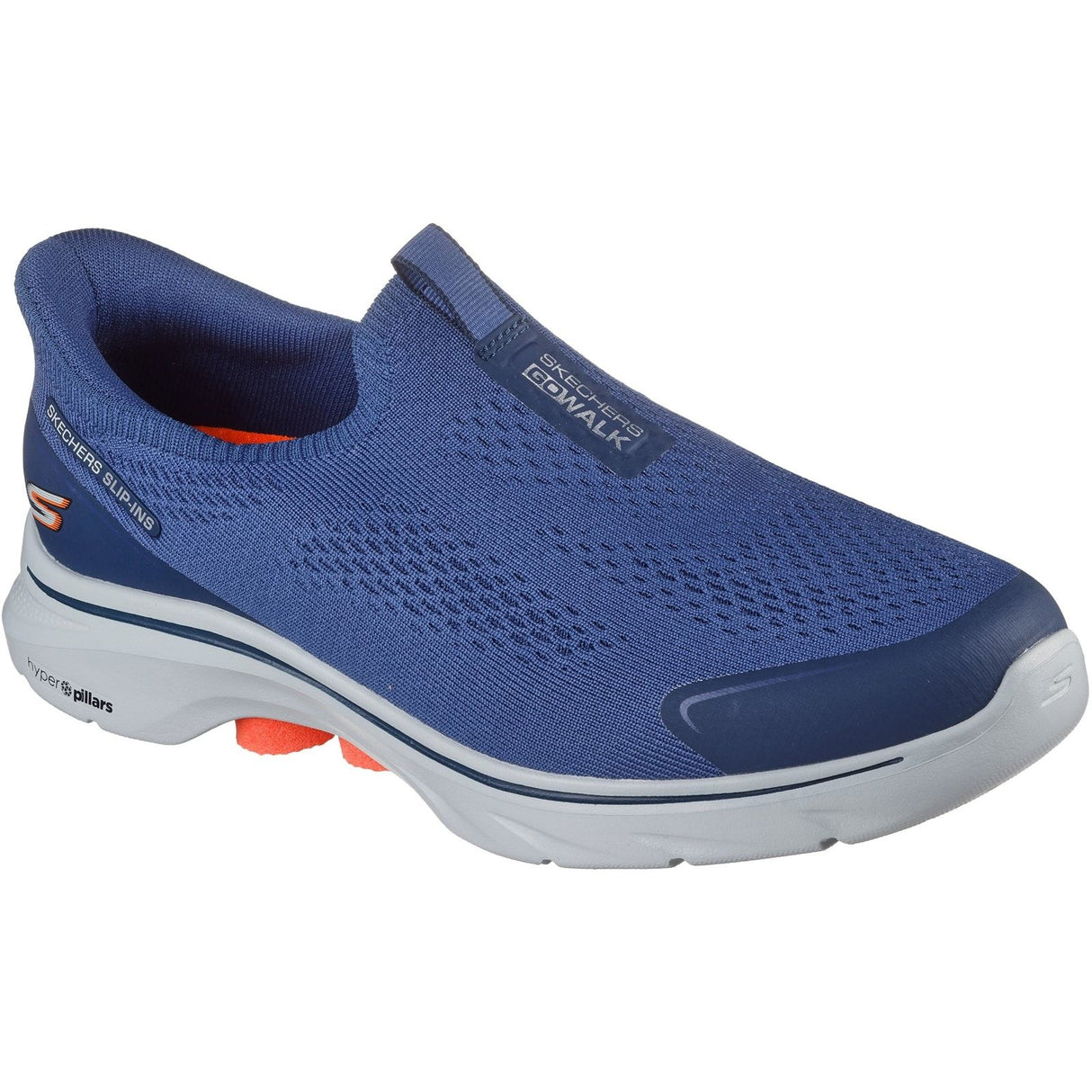Skechers Mens GO WALK 7 Easy On Evolution Trainer Navy