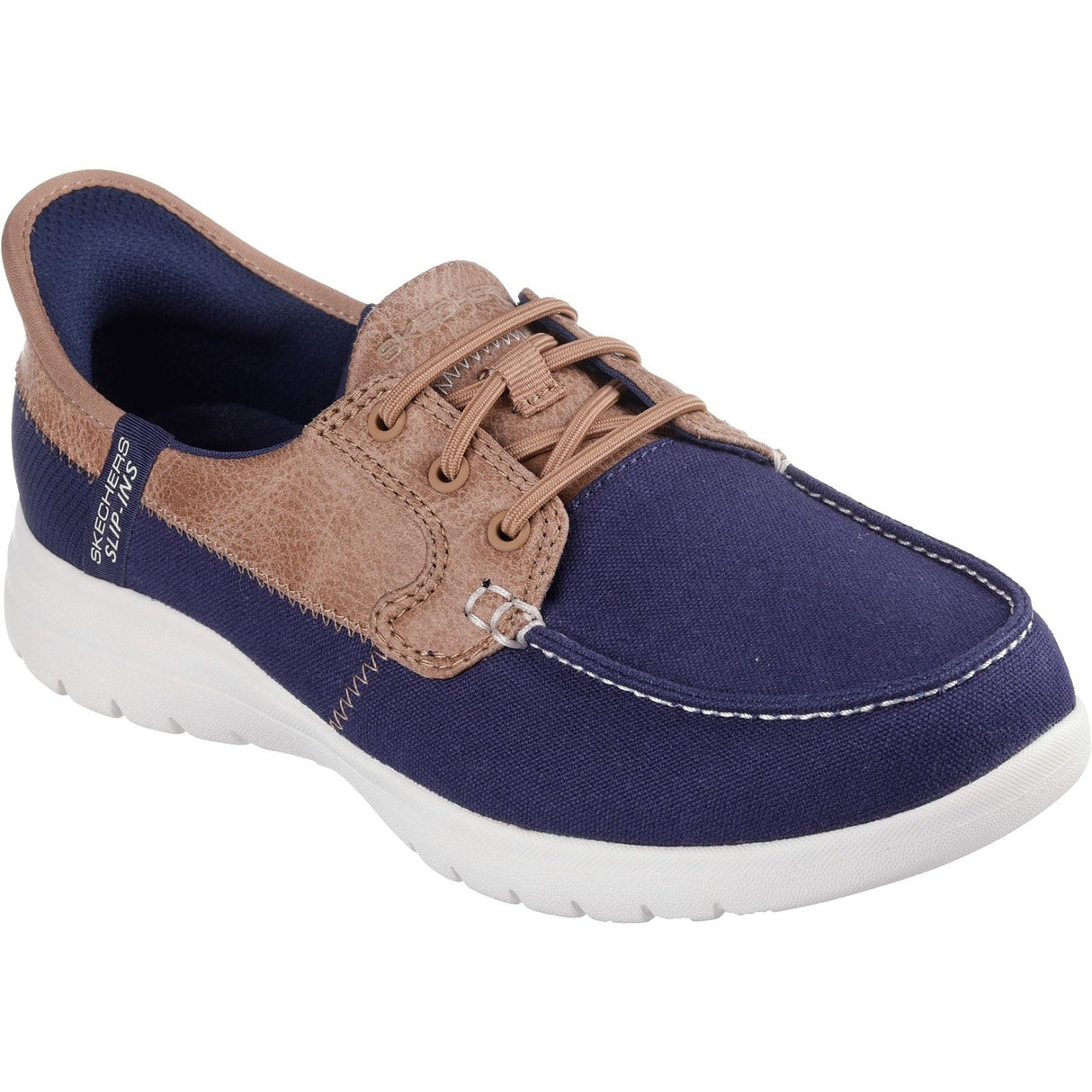 Skechers Womens On-the-GO Flex - Palmilla Boat Shoe Navy