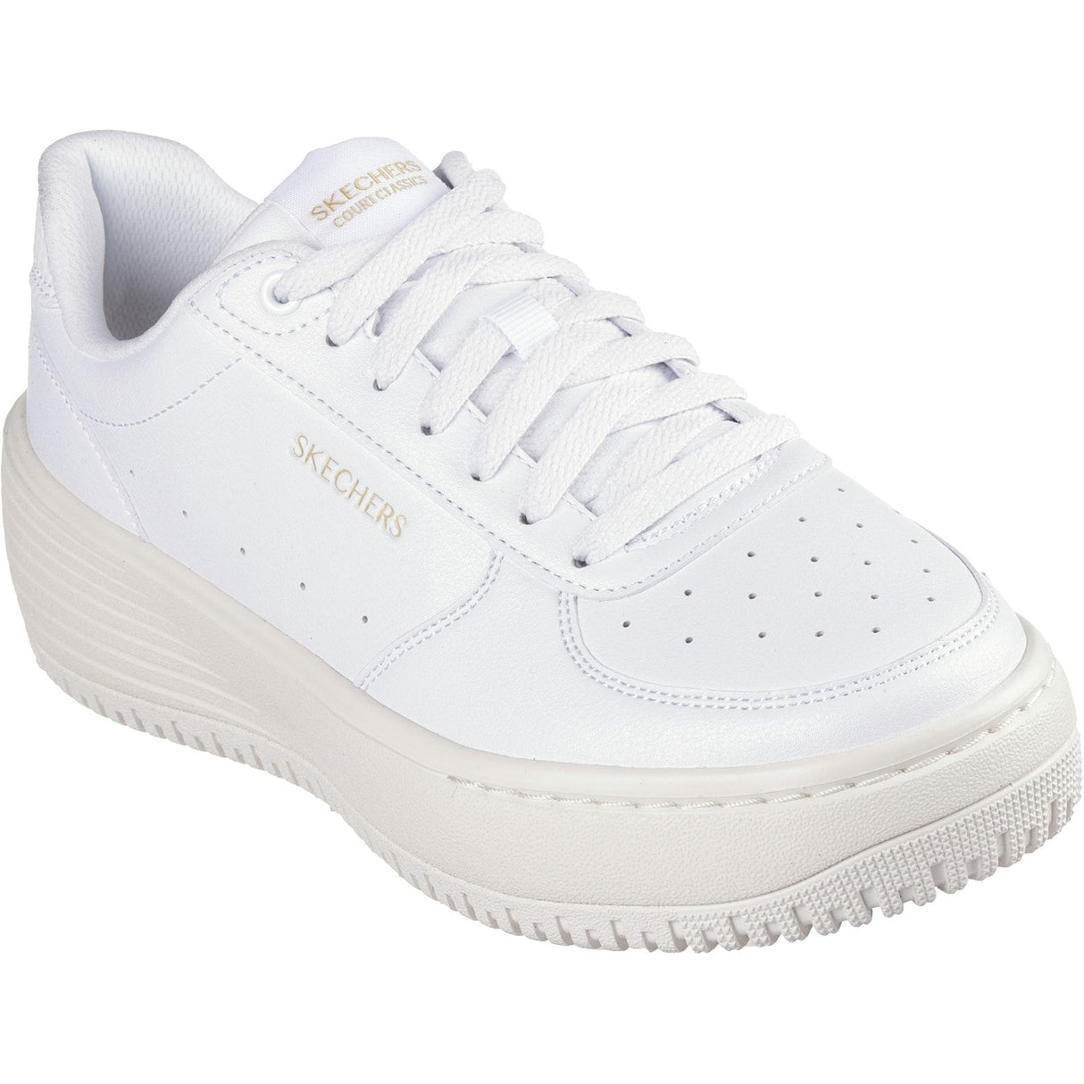 Skechers Womens Grand 92 - Be Lifted Shoes White/Natural
