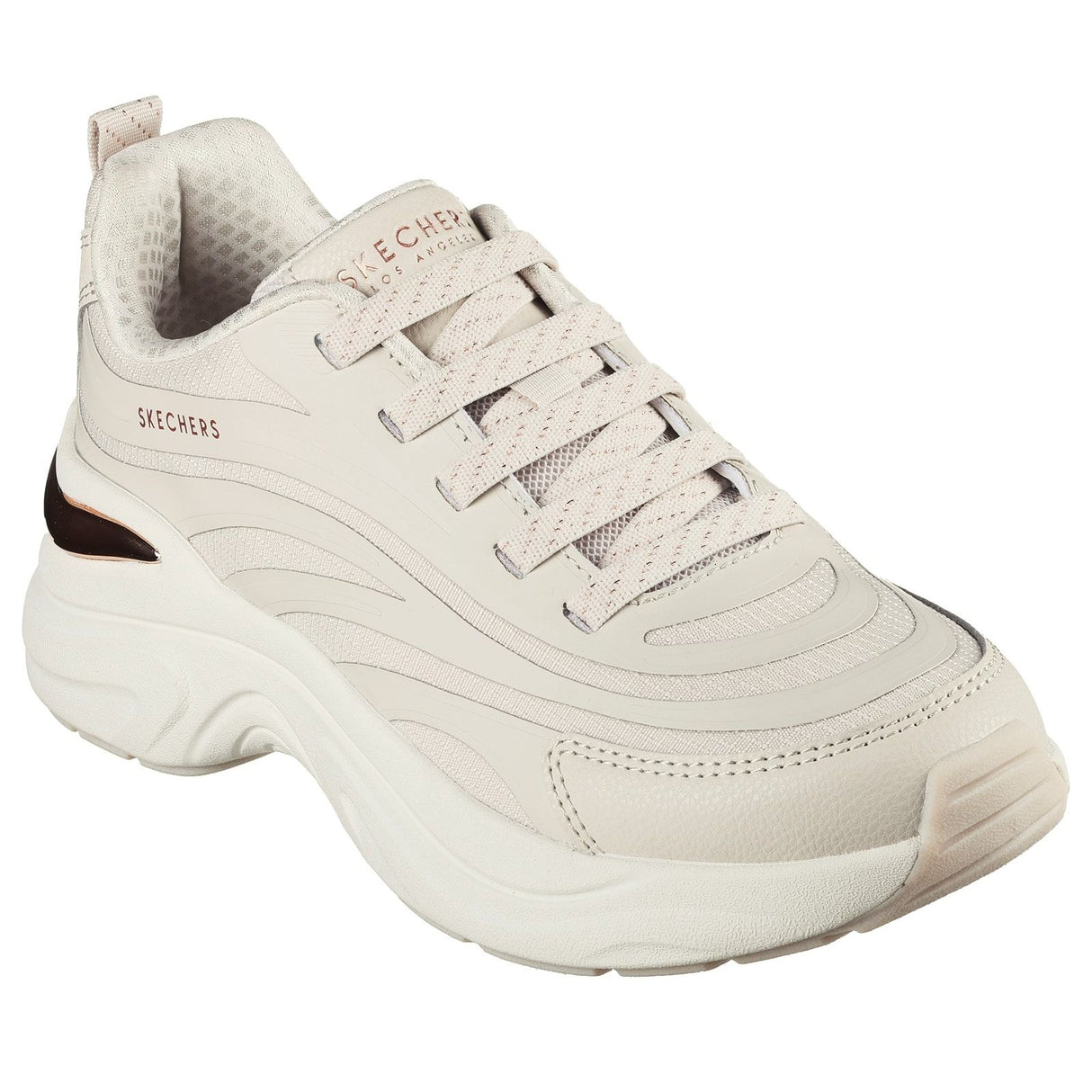 Skechers Womens Hazel Step N Flow Trainer Natural