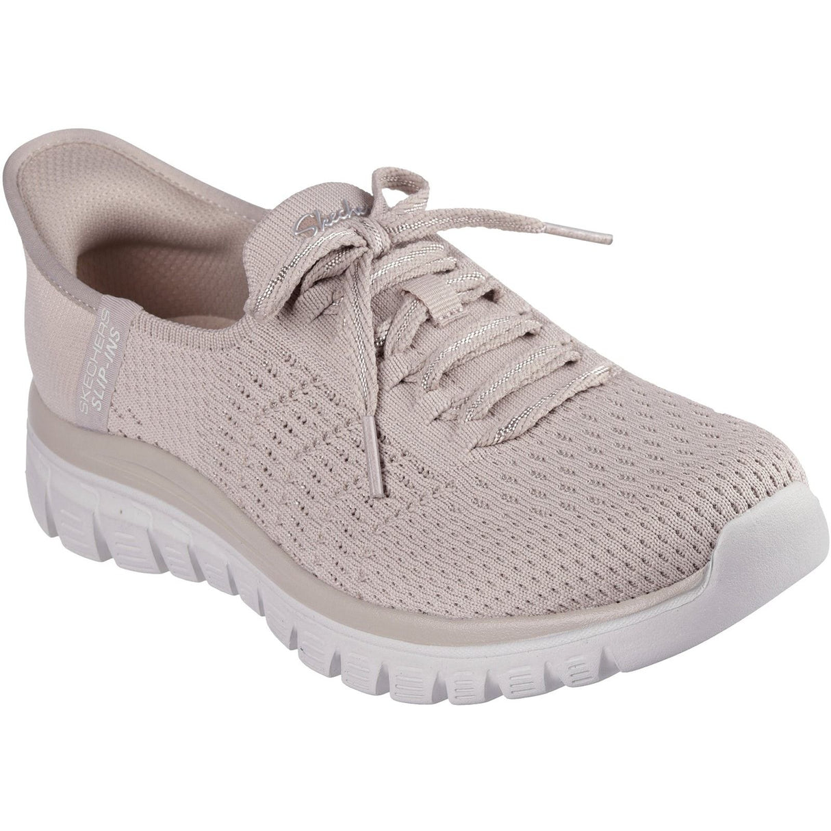 Skechers Womens Graceful First Blush Trainer Taupe