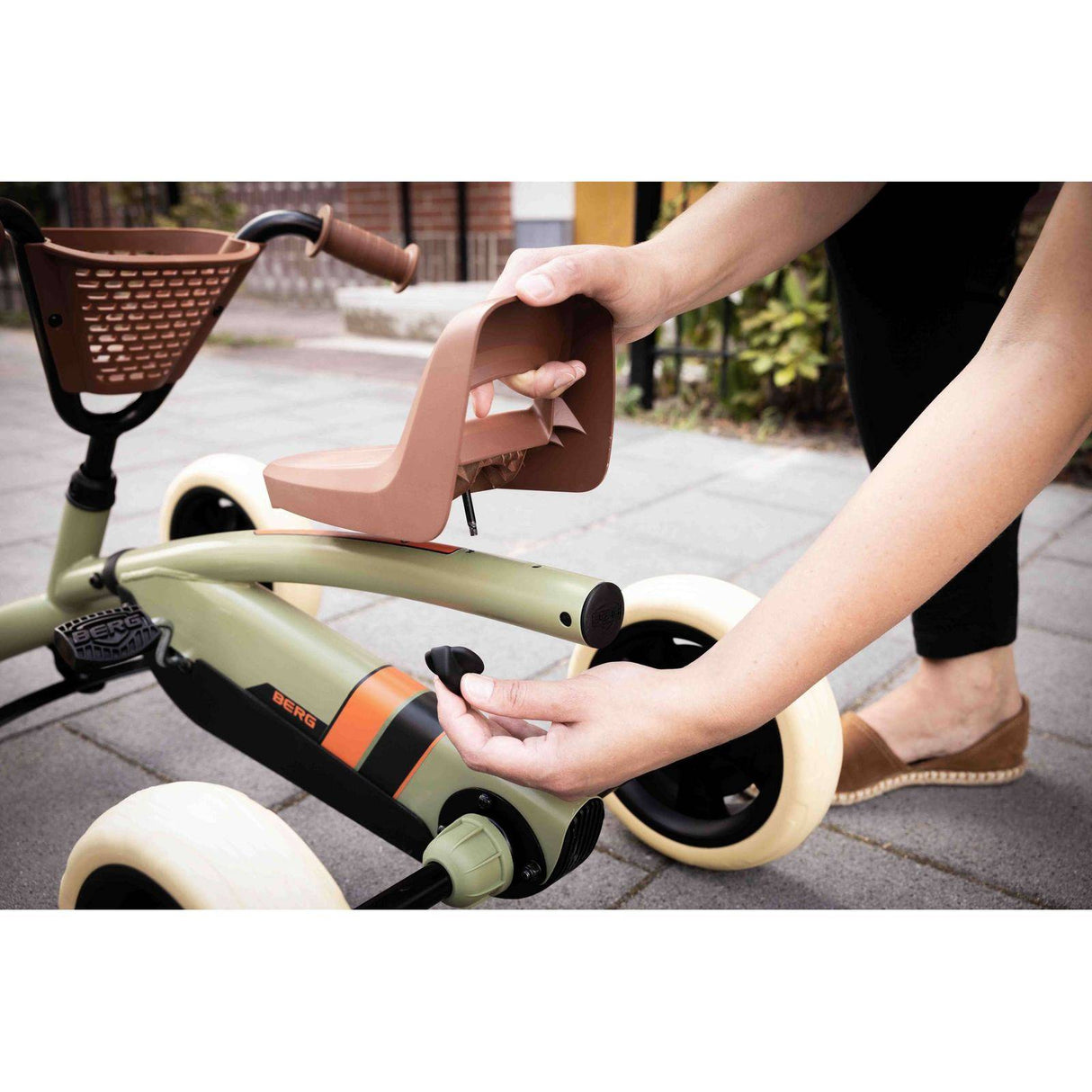 BERG Buzzy Retro 2-in-1 Green Go-Kart
