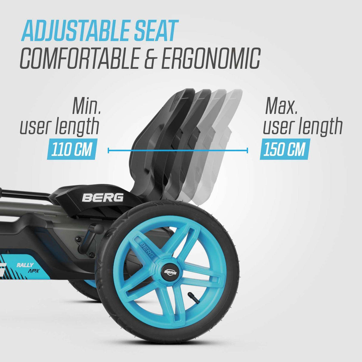 BERG Rally APX Blue Go-Kart