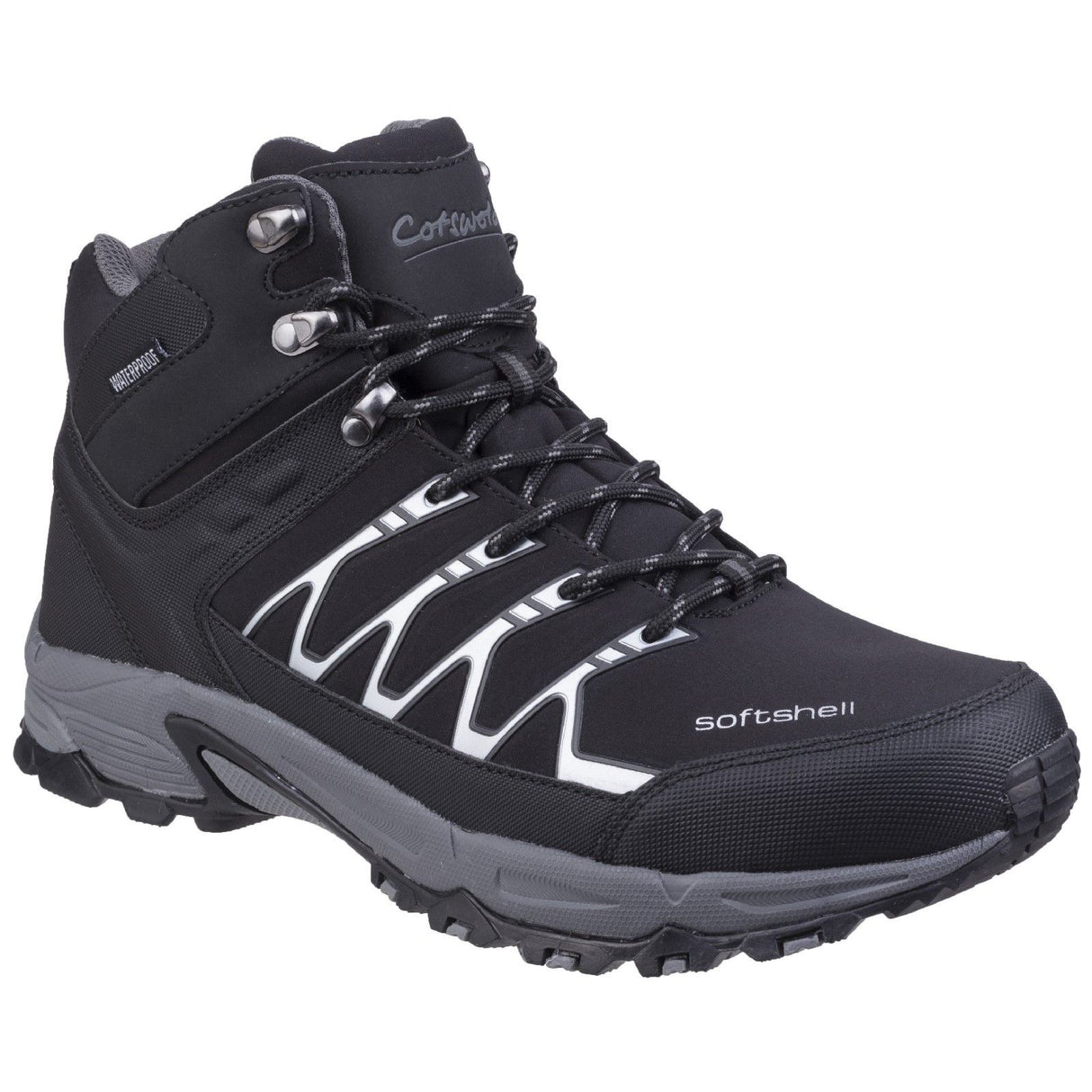 Cotswold Mens Abbeydale Mid Hiker Black/Grey