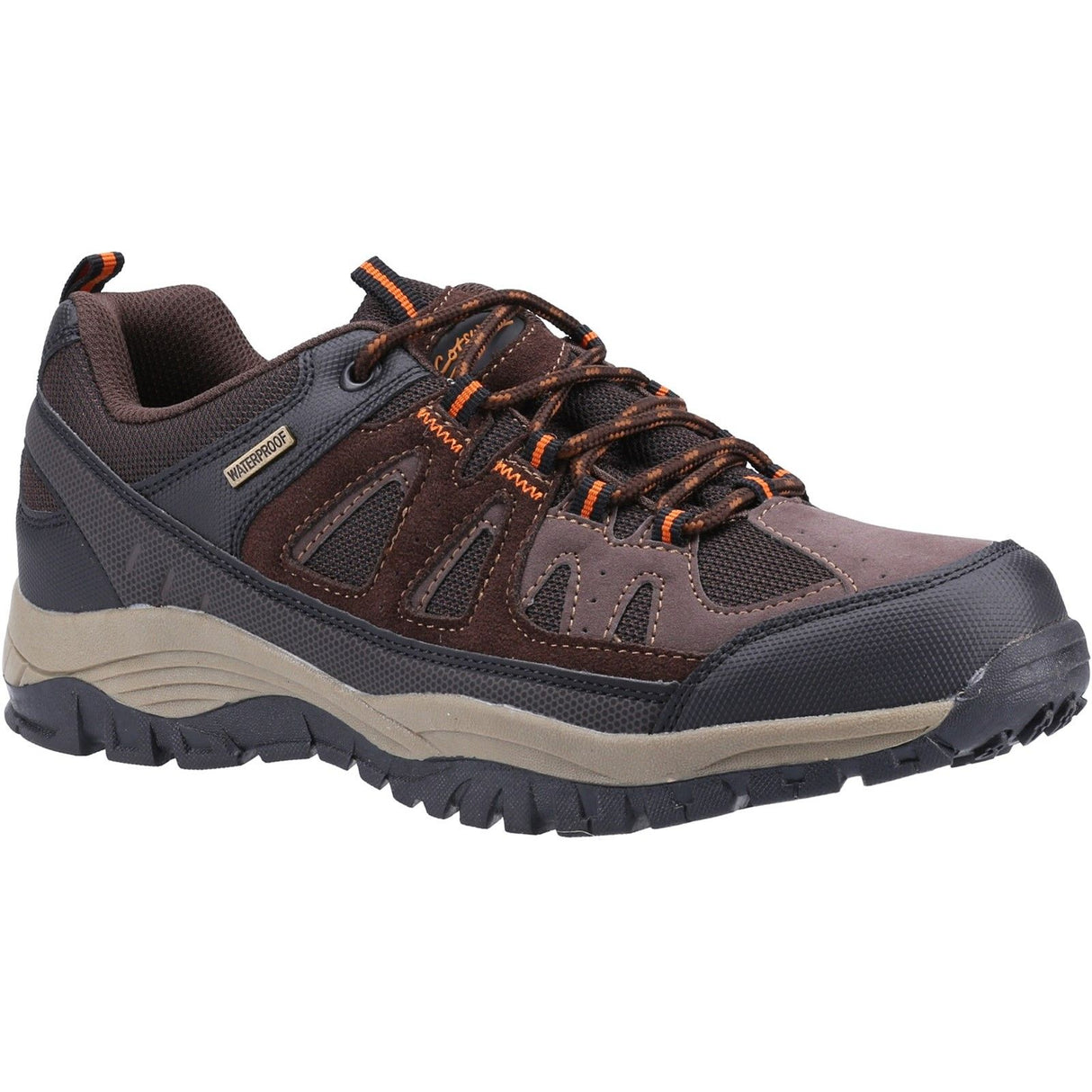 Cotswold Mens Maisemore Low Hiking Boot Brown