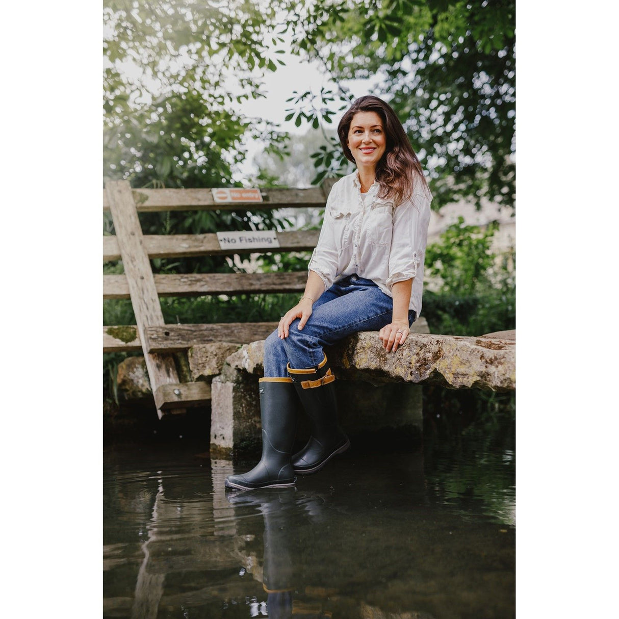 Cotswold Unisex Stratus Wellington Boot Green