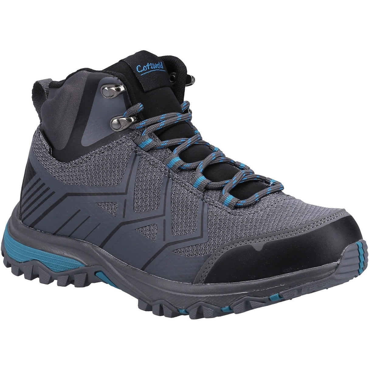 Cotswold Womens Wychwood Recycled Hiking Boots Grey/Blue