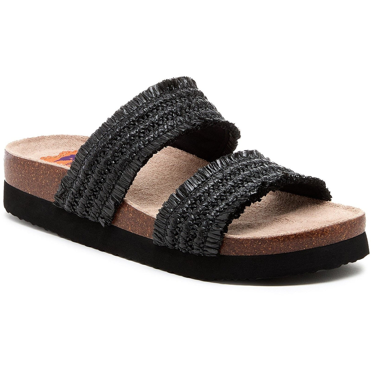 Rocket Dog Womens Aruba Raffia Sandal Black