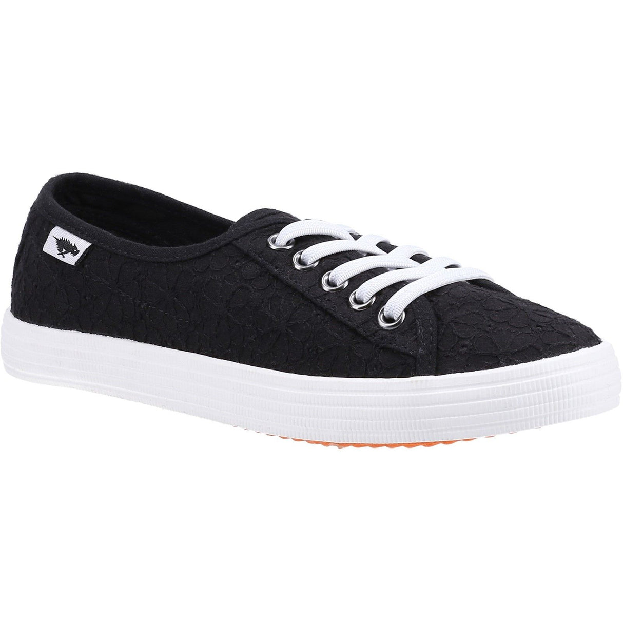 Rocket Dog Womens Chow Chow Elsie Eyelet Casual Shoe Black