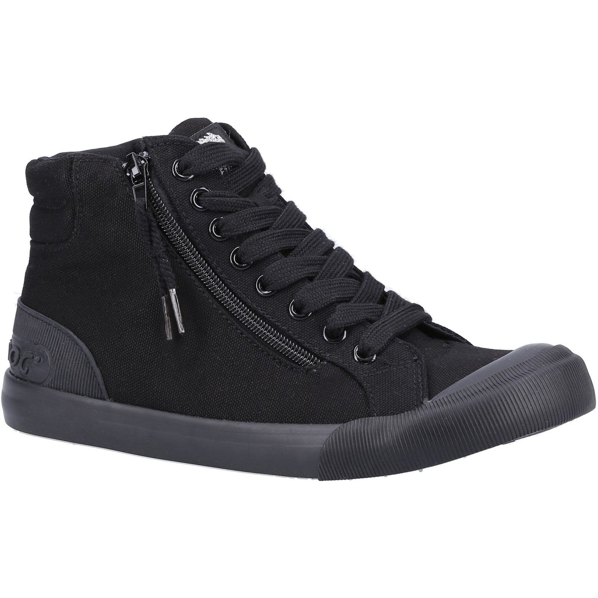 Rocket Dog Womens Jazzin Hi 12A Canvas Shoes Black