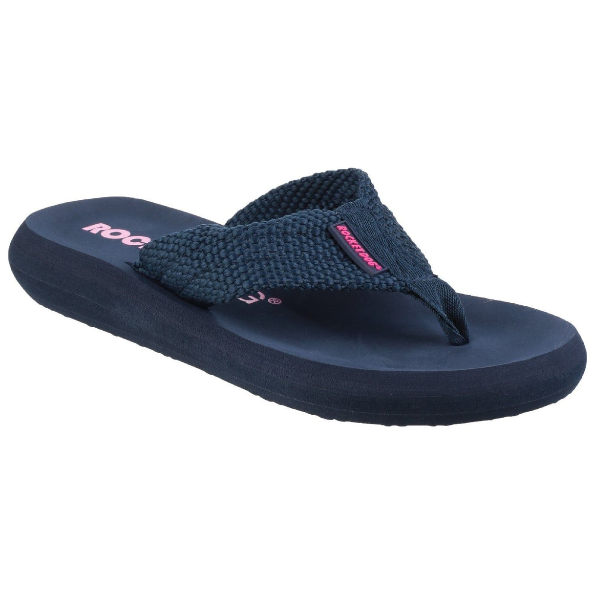 Rocket Dog Womens Sunset Webbing Flip Flop Navy