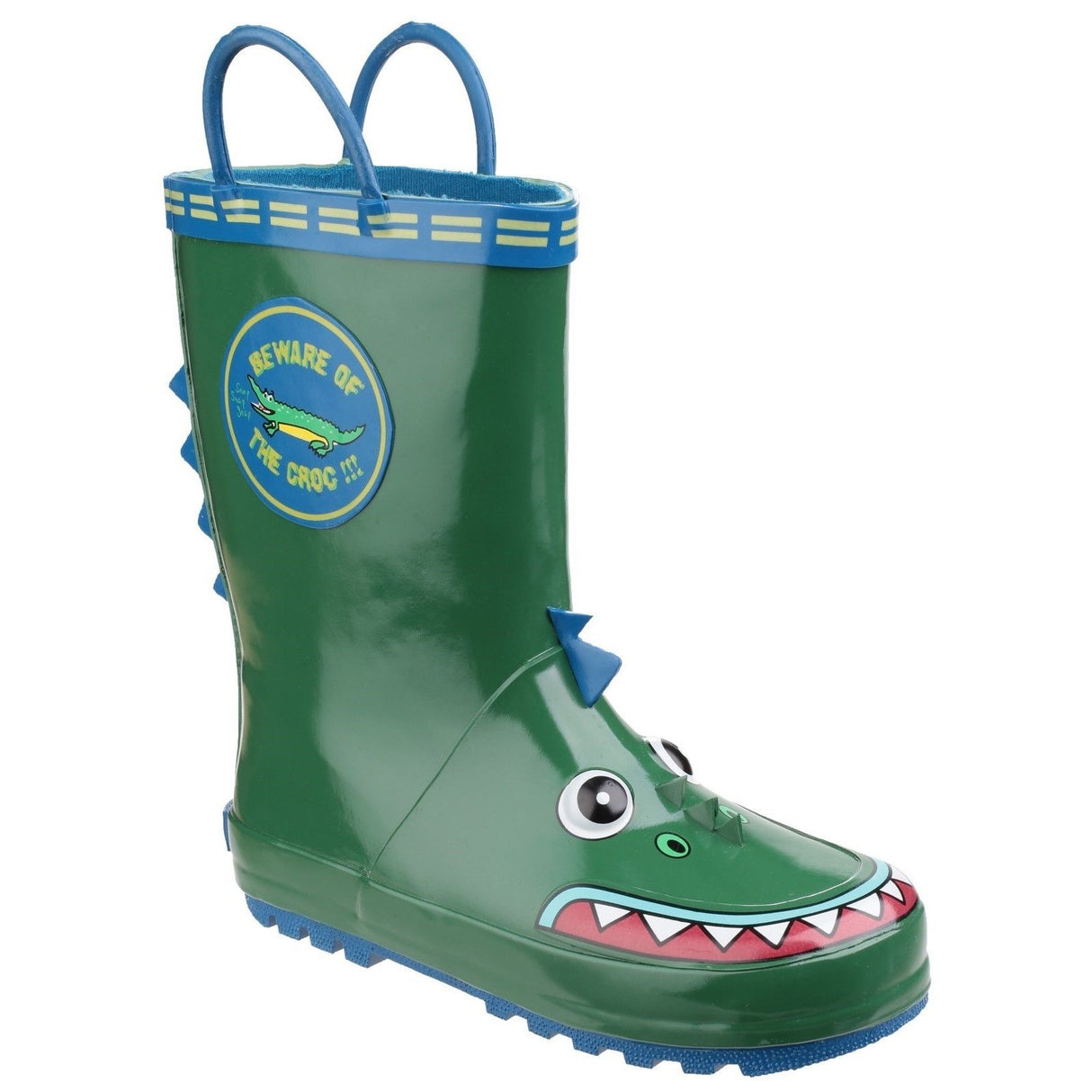 Cotswold Junior Kids Puddle Waterproof Pull On Boot Crocodile