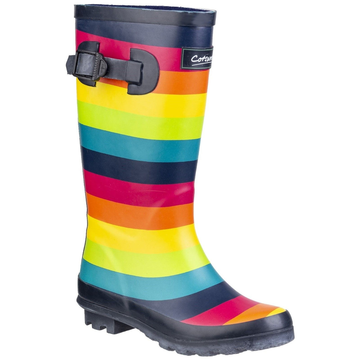 Cotswold Junior Kids Rainbow Wellington Boot Multicoloured