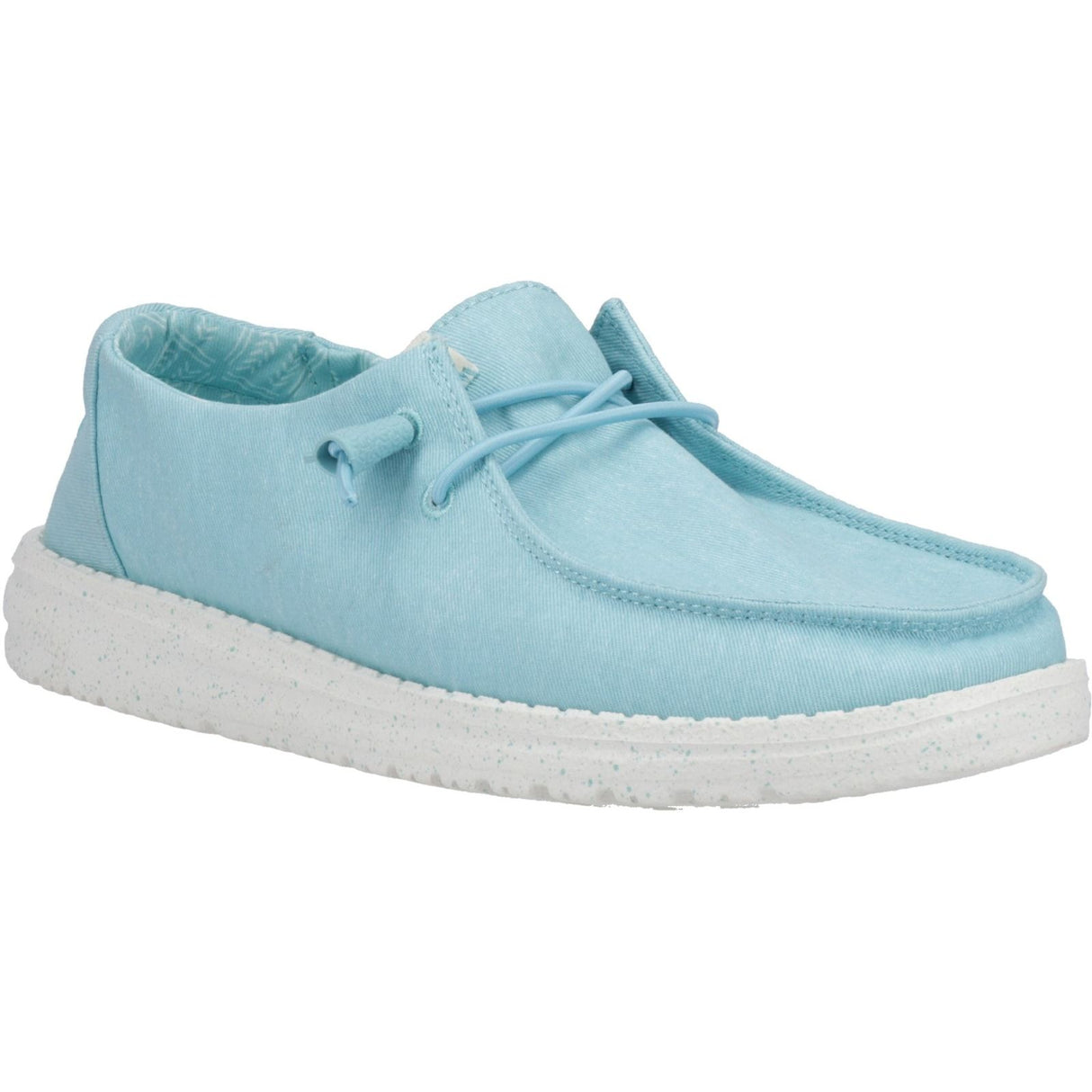 HEYDUDE Womens Wendy Canvas Shoe Turquoise