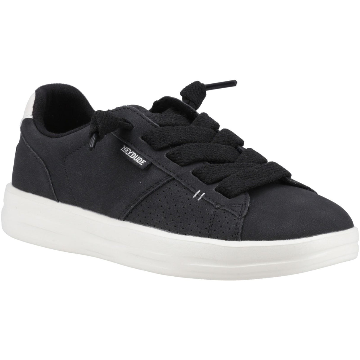HEYDUDE Womens Karina Duo Classic Trainer Black