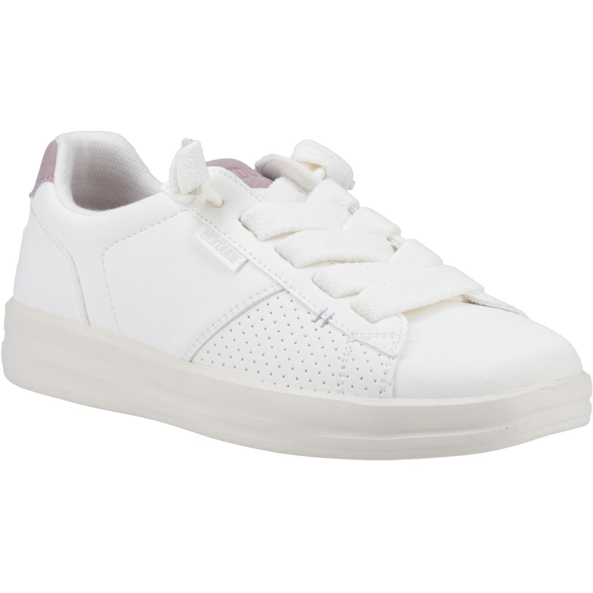 HEYDUDE Womens Karina Duo Classic Trainer White