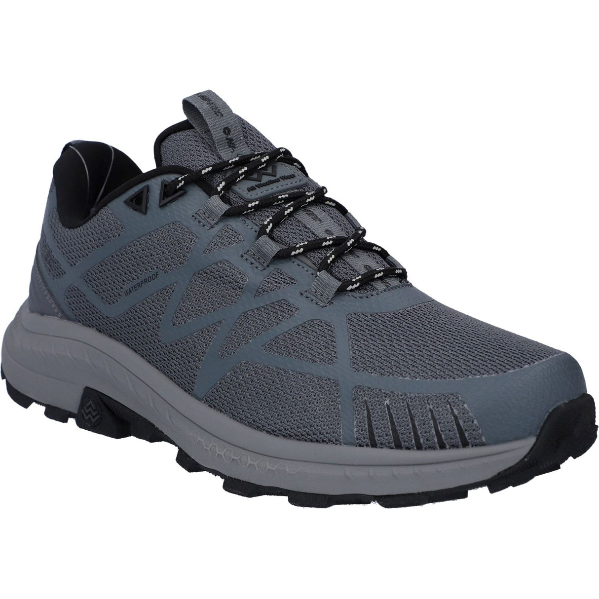 Hi-Tec Mens Mauna Hiker Grey/Black/Black