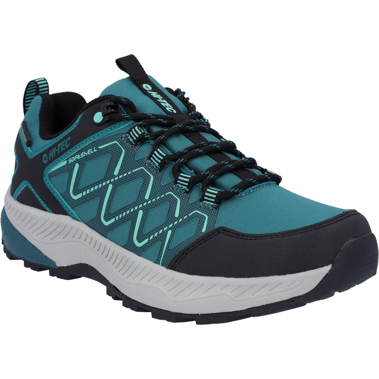 Hi-Tec Womens Diamonde Low Shoes Dragonfly/Black/Florida Keys