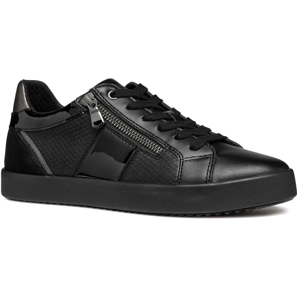 Geox Womens D BLOMIEE E SNEAKERS Black