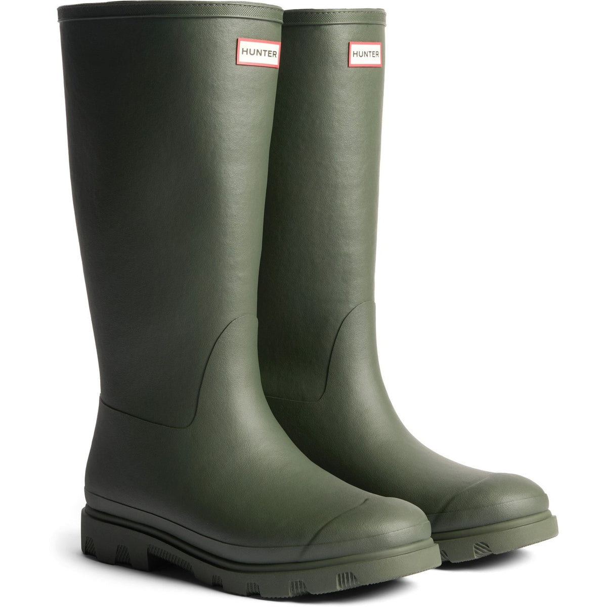 Hunter Mens Downpour Tall Insulated Boot Dark Olive