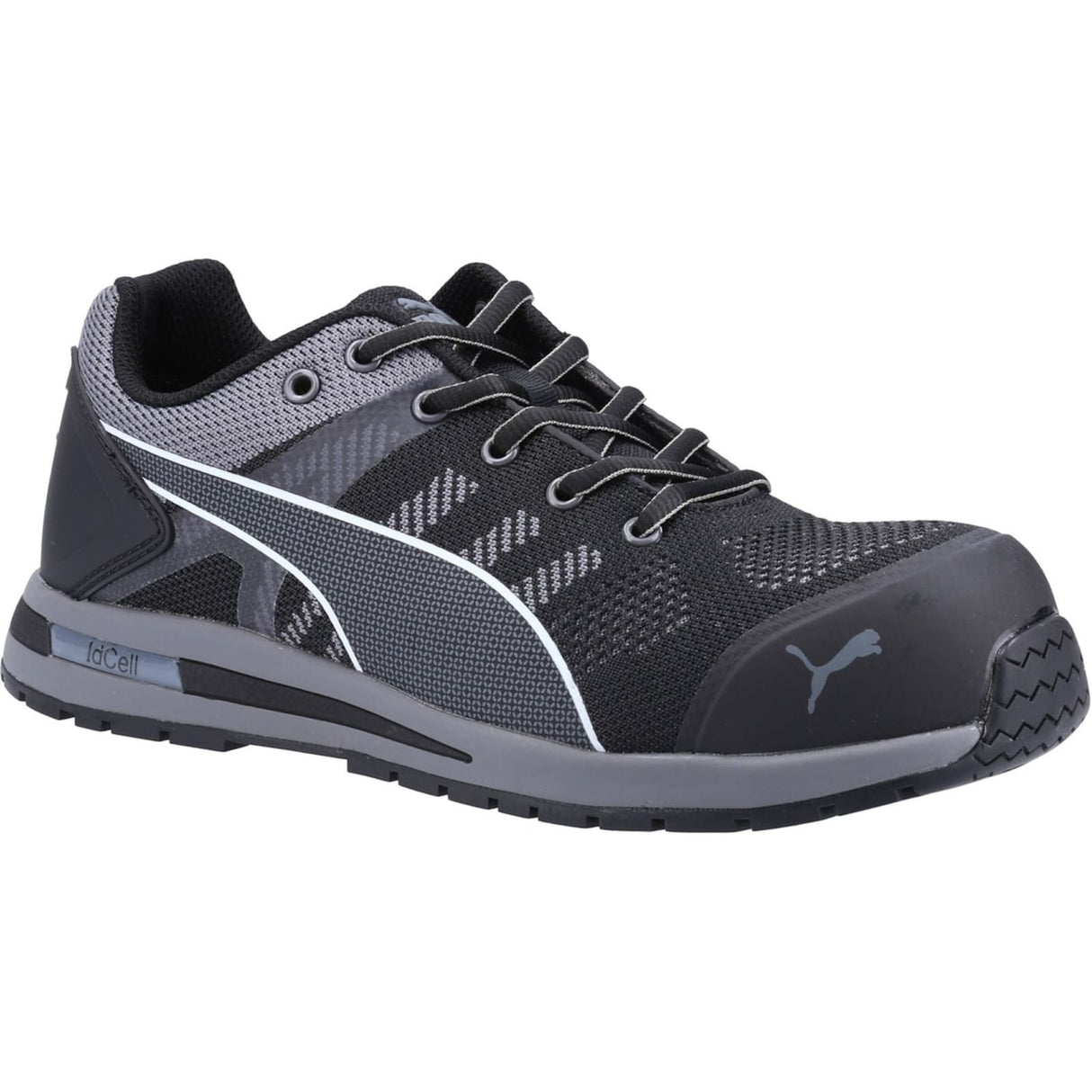 Puma Safety Mens Elevate Knit LOW S1 Safety Trainer Black